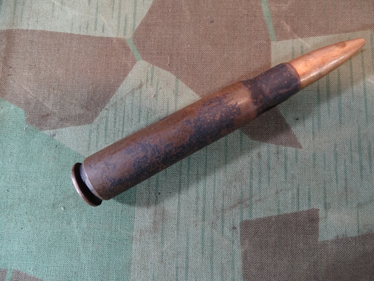 Alliierte Flugzeug Deko Bordwaffen Munition,  schweres 13,2mm MG,  T W 1944, Twin Cities, Minneapolis