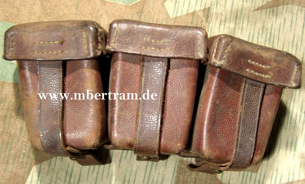 3er Munitionstasche G 98, " ALF. Bühler, Stuttgart 1914"