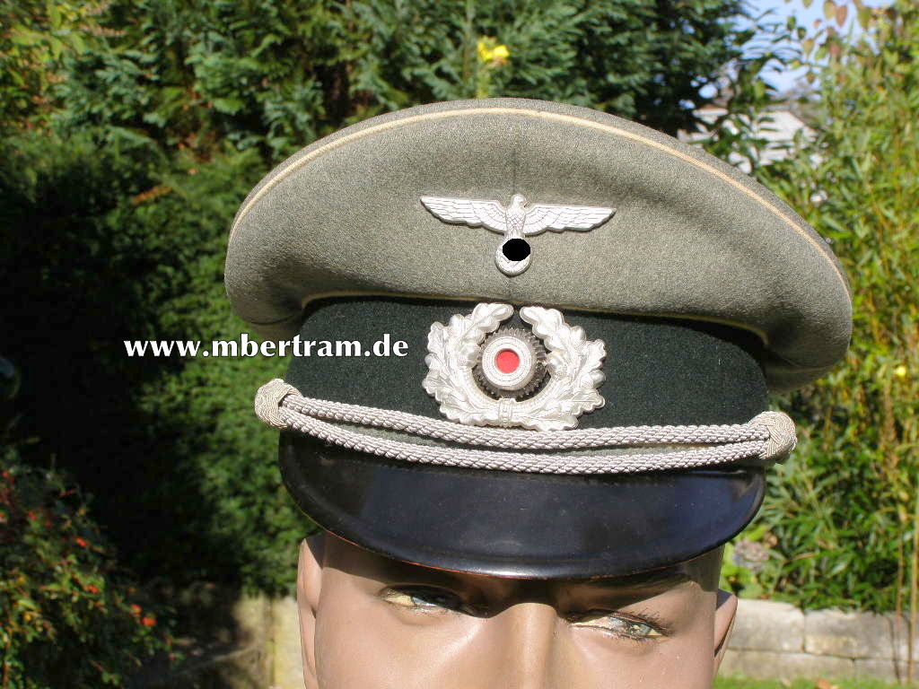 WH Offiziers Schirmmütze Infanterie: "Sonderklasse"