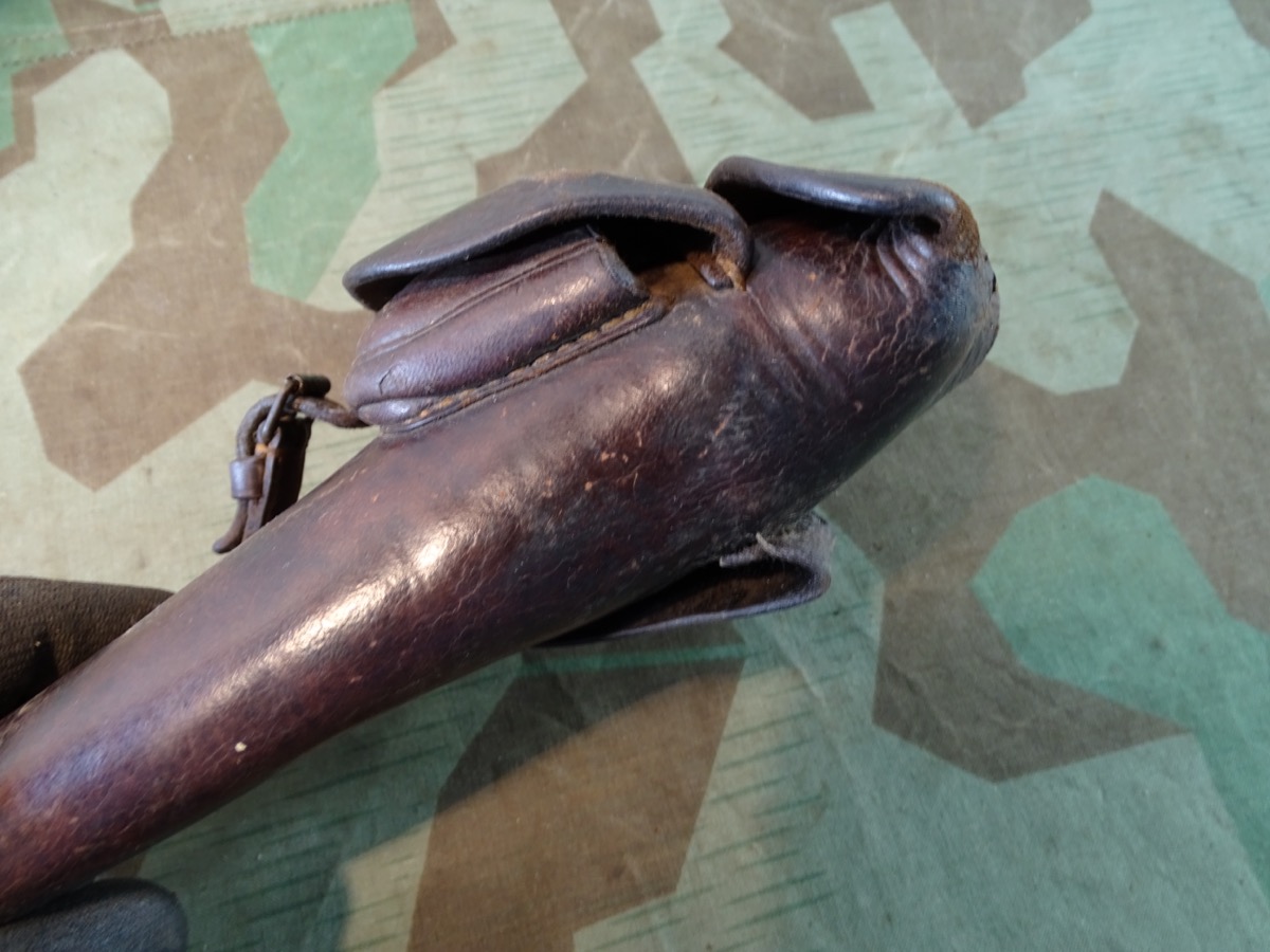 Tasche für Reichsrevolver M 83 mit 3 Hülsen, Fa. Billep Spandau, A.R. 39