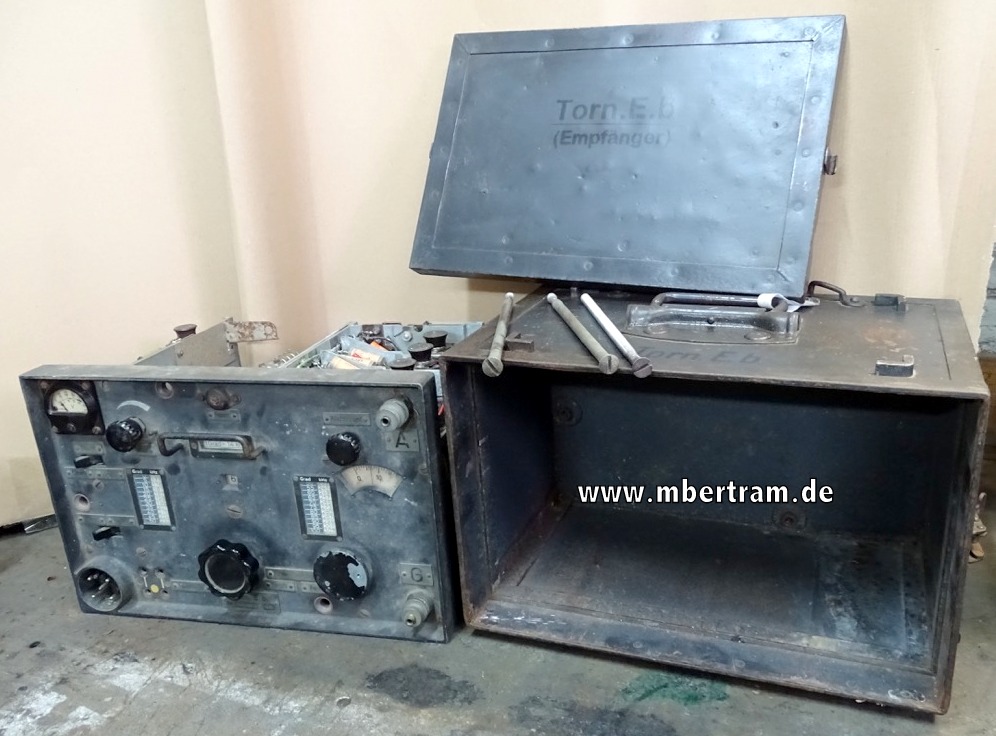 2. Weltkrieg Wehrmacht , Luftwaffe- Funkgerät Torn.E.b. Blaugrau