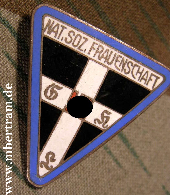 NS Frauenschaft, Ortsgruppe/, Mitarbeiterin im Stab, blauer Rand