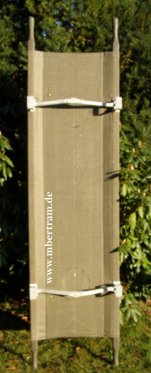 Sanitäter Krankentrage / Feldbett, wie Wehrmacht, grün, Nur Abholung