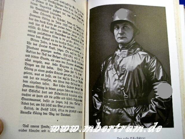 Hermann Göring Werk u. Mensch E.Gritzbach Schutzeinband