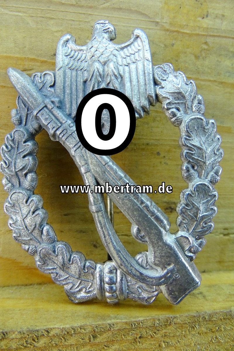 Infanteriesturmabzeichen - Feinzink hohl, ohne Markierung