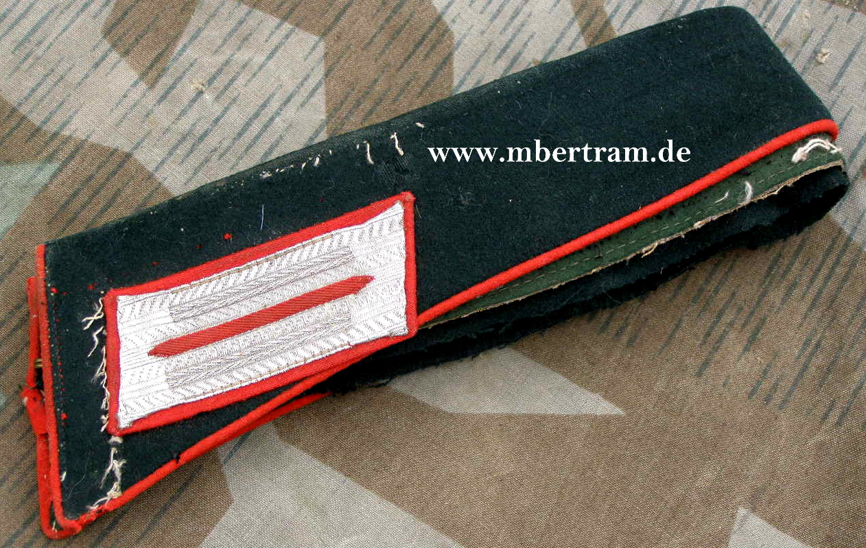 Uniformkragen f. Uffz. Waffenrock Artillerie, Kragenspiegel