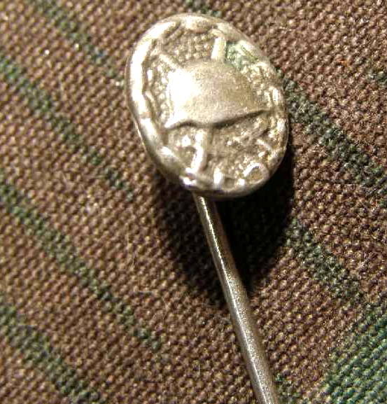 MINIATUR Verwundeten Abzeichen Silber 9MM, 1957er Ausf.