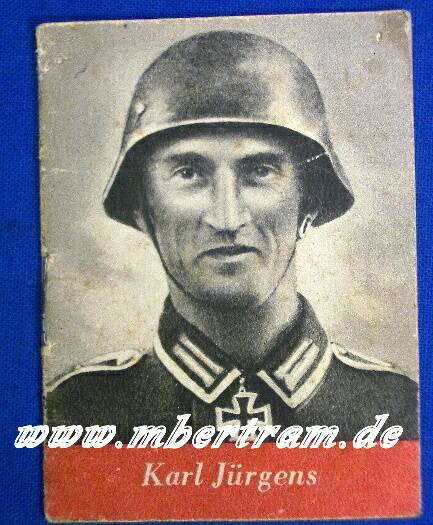 WHW Büchlein Ritterkreuzträger Karl Jürgens