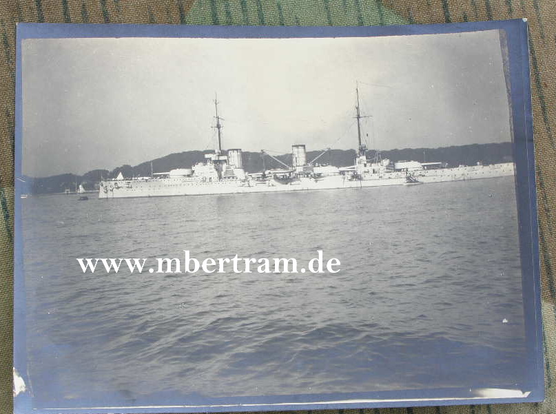 Privataufnahme, " Grosser Kreuzer von der Tann " 1914