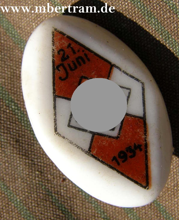 Hitler-Jugend Siegernadel 1934 HJ-Reichssportwettkämpfe