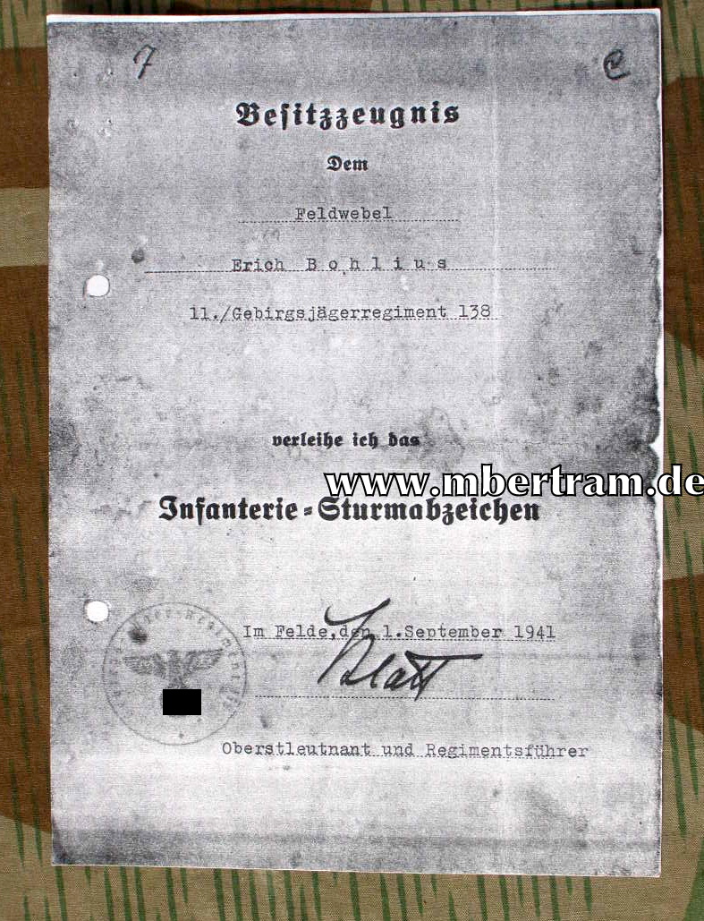 12034-32 1957er Nachlass eines Deutsches Kreuz in Gold Trägers