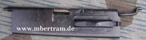 MG 42/53 Staubschutzklappe, Stift ,Feder, (MG Unterseite) ohne Jugo Stempel wie WH