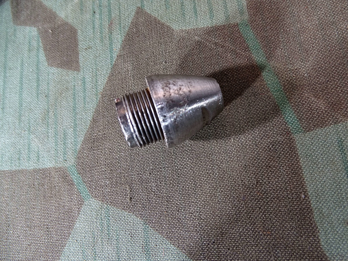 Deko Zünder ZZ 1505, eeo ( DWM Posen ) 1943, für eine Luftwaffen Bord Munition Patrone MG 151/20