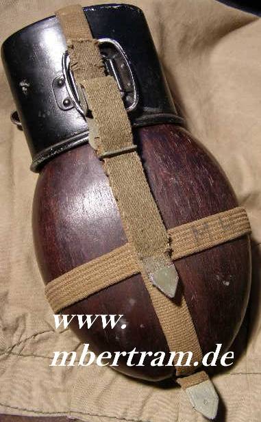Afrika Korps/ Südfront Trinkflasche D.R.G.M., HRE 42, DRP