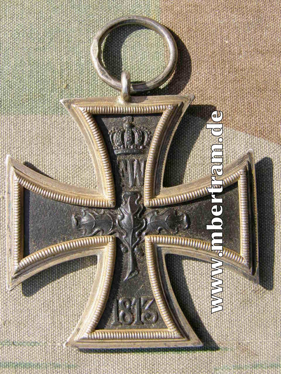 EK 2 1914, o. Band, Herstellermarke und Silberstempel