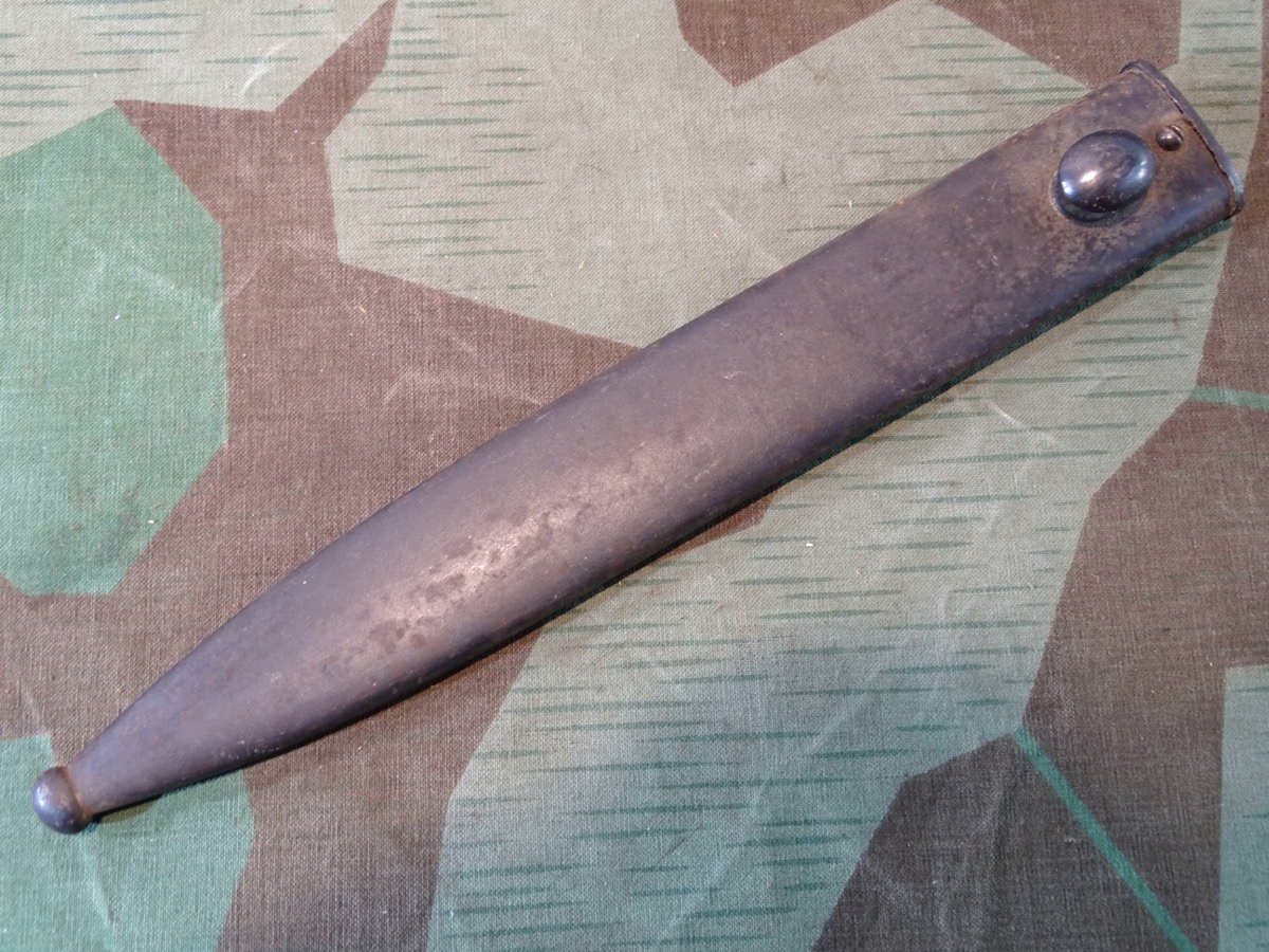 Scheide für spanisches K 98 Mauser Bajonett M 1941 " La Coruna " , gut erhalten