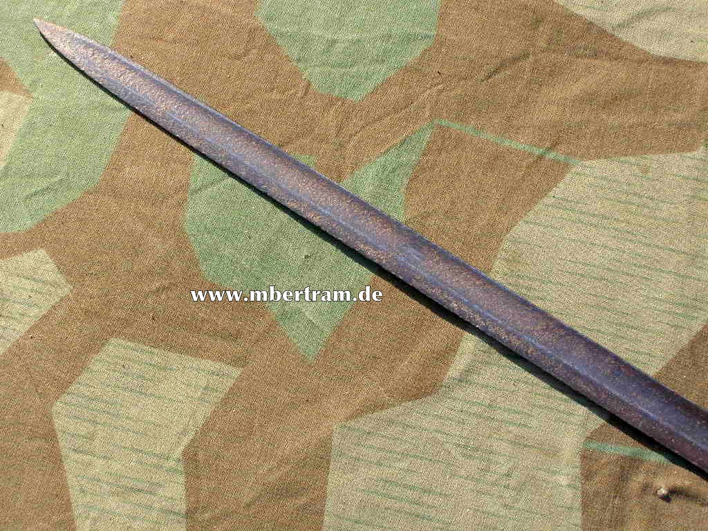 13591-10 Extra Seitengewehr M 1849, mit Ätzung u. Rinne, o. Scheide