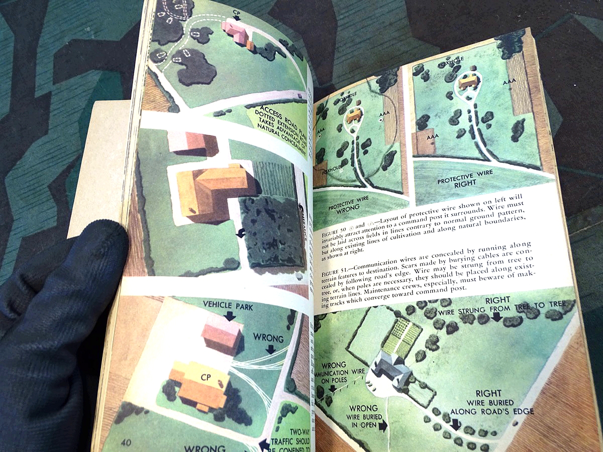 FM 5-20 C , Carmouflage of Bivouacs, Command Posts, Supply Points and medical instalations 1944