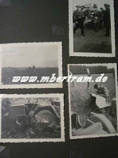 2227-12 Dokumente u.Fotos Panzer Aufklrungs Abt.1, Soldbuch