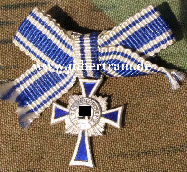 EHRENKREUZ DER DEUTSCHEN MUTTER, Silber, 21 mm Miniatur