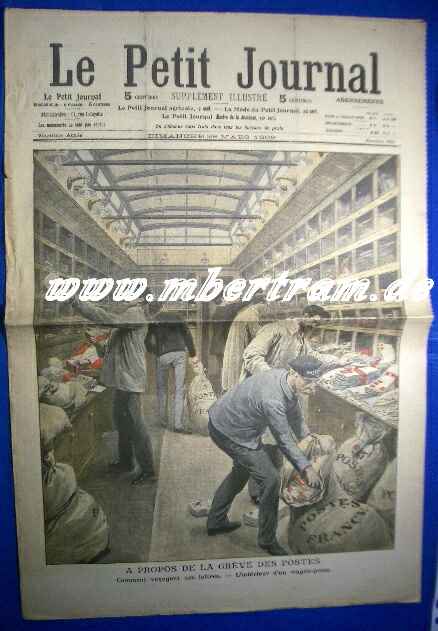 Frankreich, Zeitung " Le petit Journal" 1909, Sanitäterbild