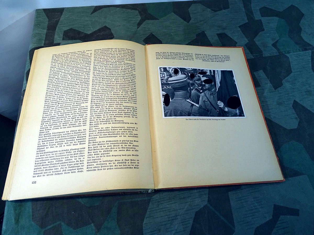 SAMMELBILDER ALBUM ADOLF HITLER,1936, mittlerer Zustand SAMMELBILDER ALBUM ADOLF HITLER,1936, mittlerer Zustand