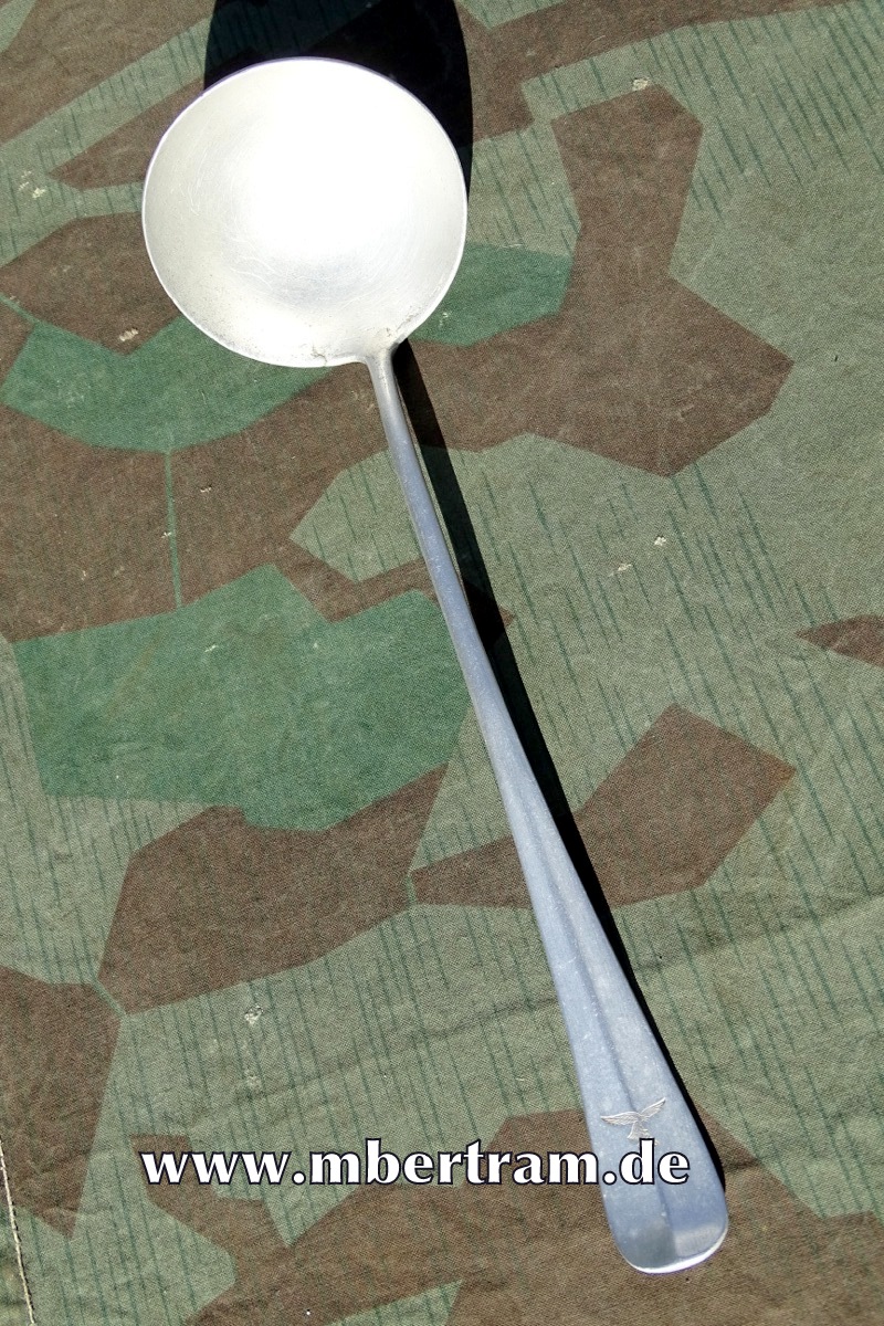Luftwaffen Schöpfkelle, Alu, Adler, FL.U.V. 1939, GAG"