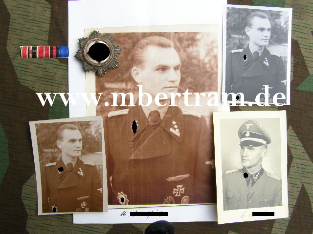 Deutsches Kreuz in Gold (Hst.20), Hpt.St.F. Waffen SS, Spange