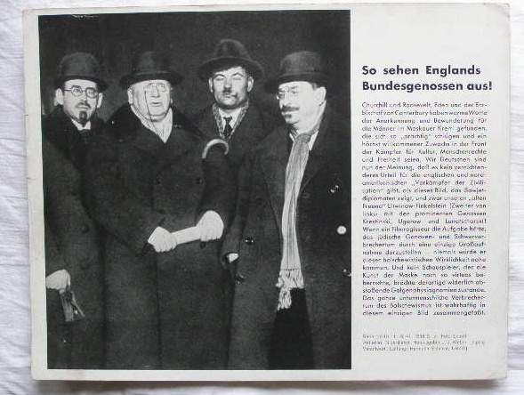 Propagandafoto 1941, So sehen Englands Bundesgenossen aus