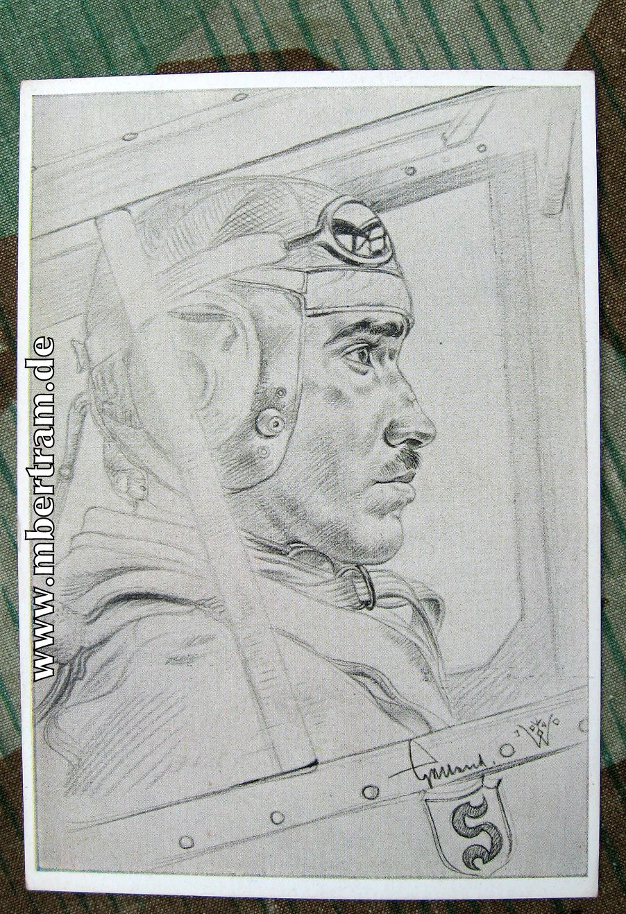 Ritterkreuzträger Oberstleutnant Adolf Galland 1941
