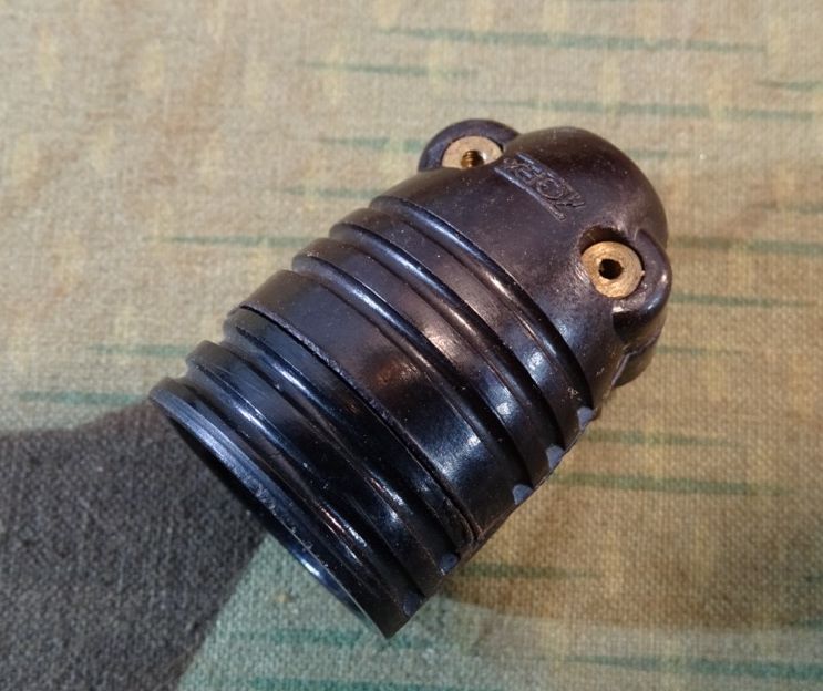 Sprechfunk Kabel Stecker / Kupplung für eine Kopfhaube der Luftwaffe mit FL Nr. 