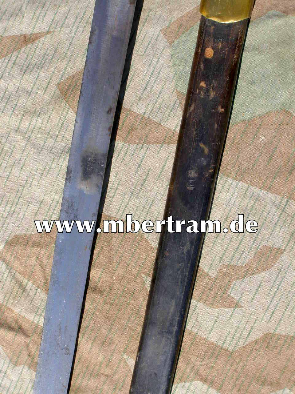 Langer deutscher Hirschfänger um 1890