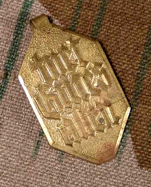 III. Reich WHW Sammlung " Tuet Gutes Allen" 1942, Messing