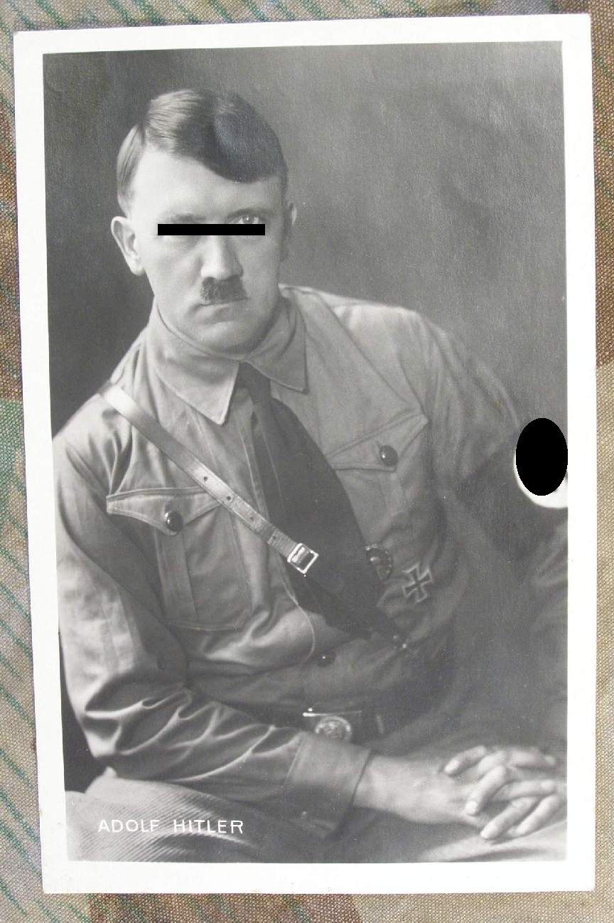 Hoffmann Propaganda Postkarte " Adolf Hitler"