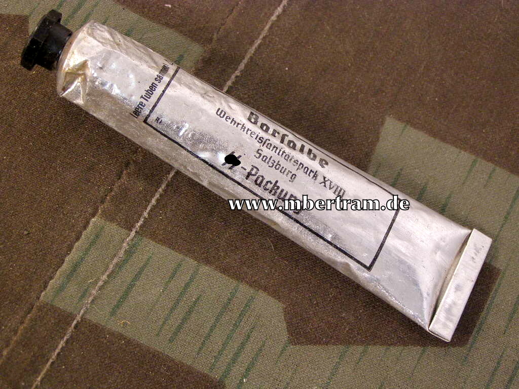 Waffen SS : Tube Borsalbe, Wehrkr. San. Park XV III Salzburg