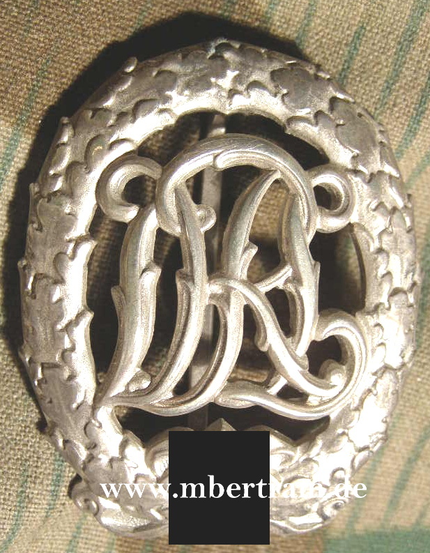 Reichssportabzeichen DRL in Silber mit HK, Wernstein-Jena