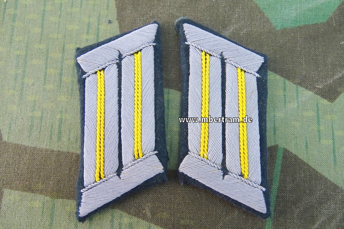 Wehrmacht Heer Paar Kragenspiegel für Offiziere Kavallerie