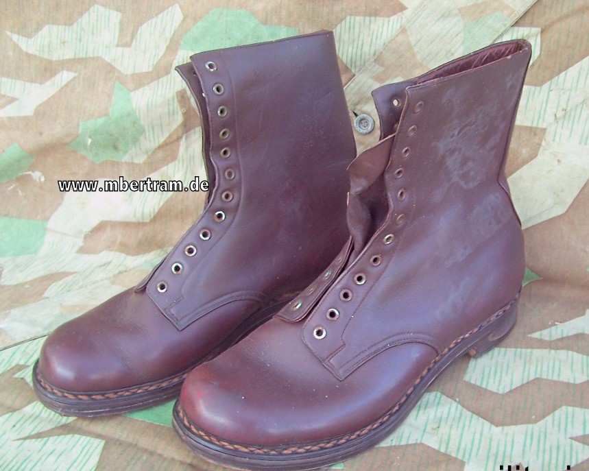 Luftwaffe braune Fallschirmjägerstiefel II Mod.