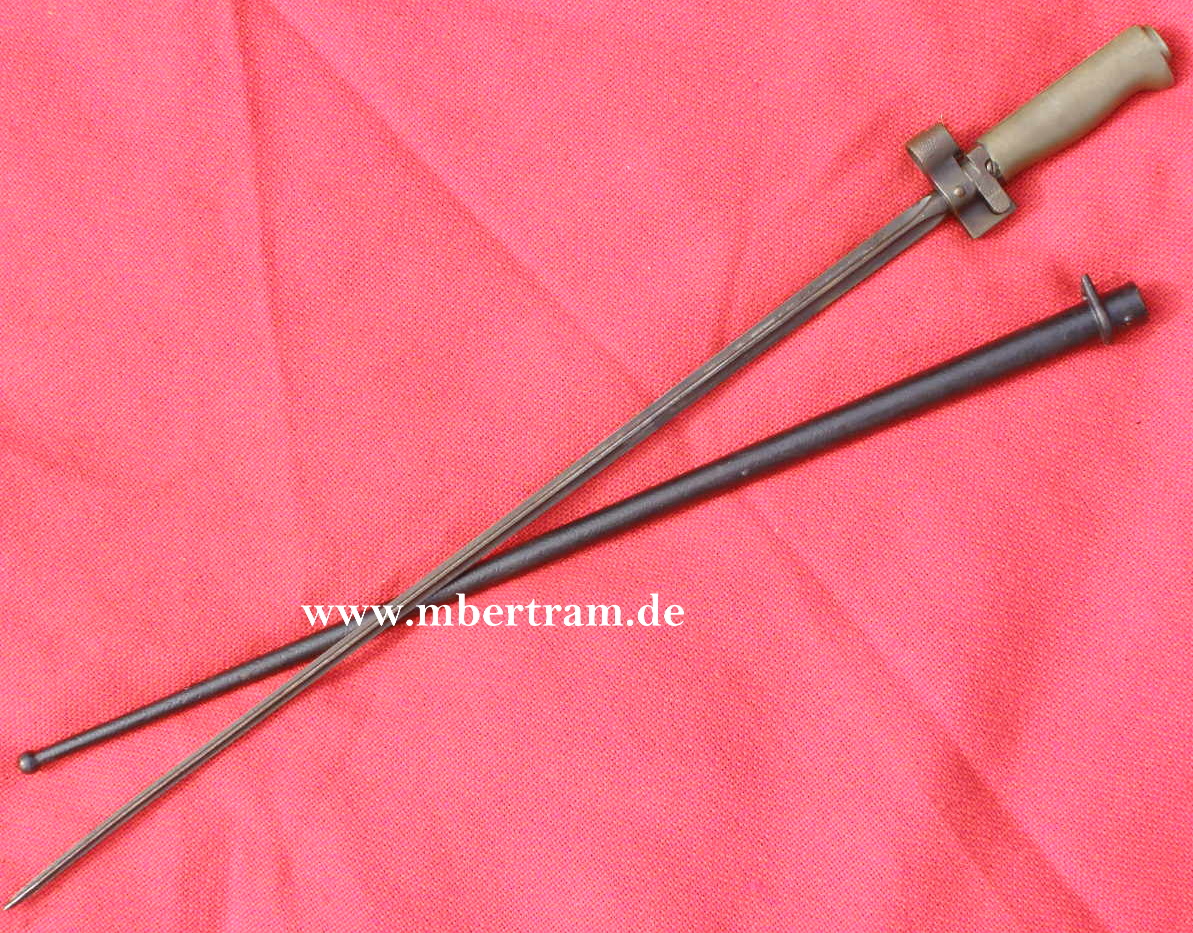 10359-2 Lebel Bajonett M 86/15, verschr., vereinf. Neusilbergriff