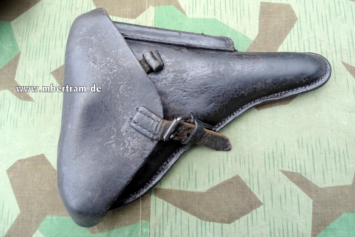 P 08 Koffer Tasche, 1. Weltkrieg, kaiserlich, späte Fertigung 1918