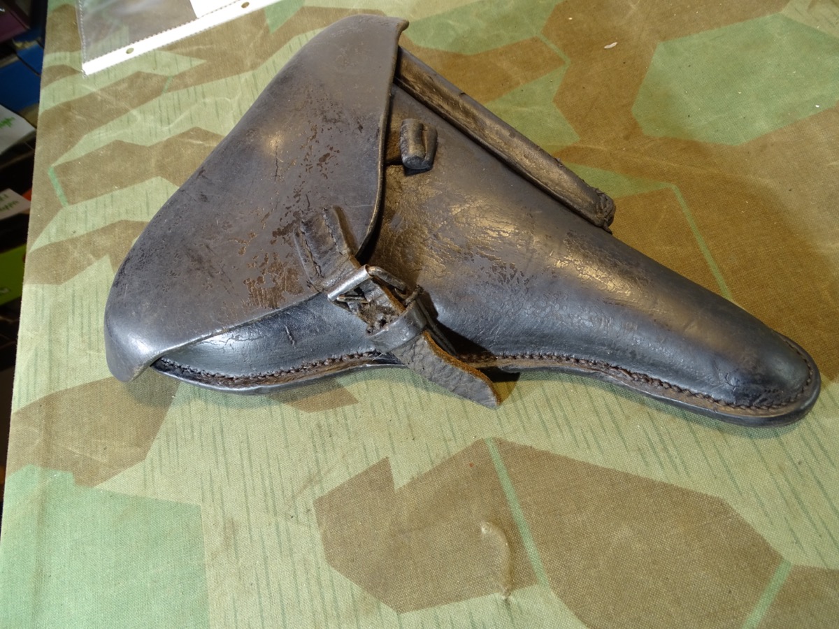 P 08 Koffer Tasche, 1. Weltkrieg, kaiserlich, späte Fertigung , Nürnberg 1918