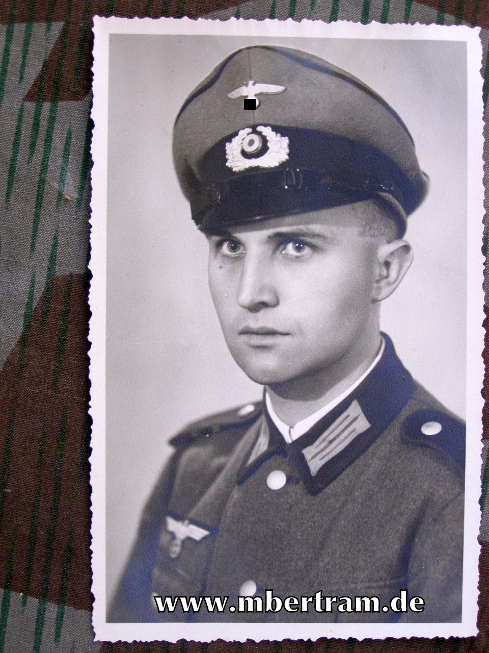 Schütze Wehrmacht, M 36 Feldbluse, Schirmmütze.