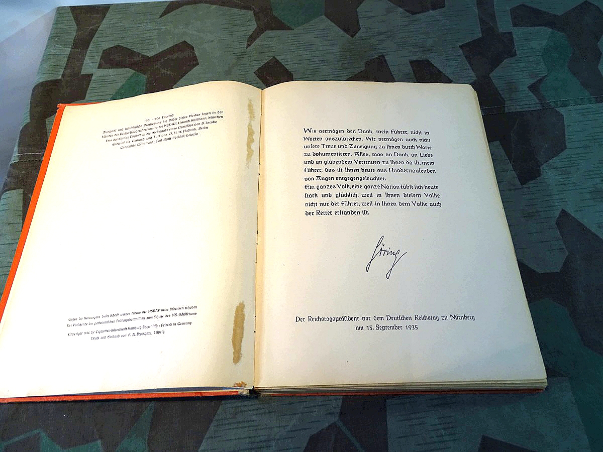 SAMMELBILDER ALBUM ADOLF HITLER,1936, mittlerer Zustand SAMMELBILDER ALBUM ADOLF HITLER,1936, mittlerer Zustand