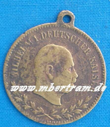 Erinnerungsmedaille Kaisermanöver 1882 in Schlesien