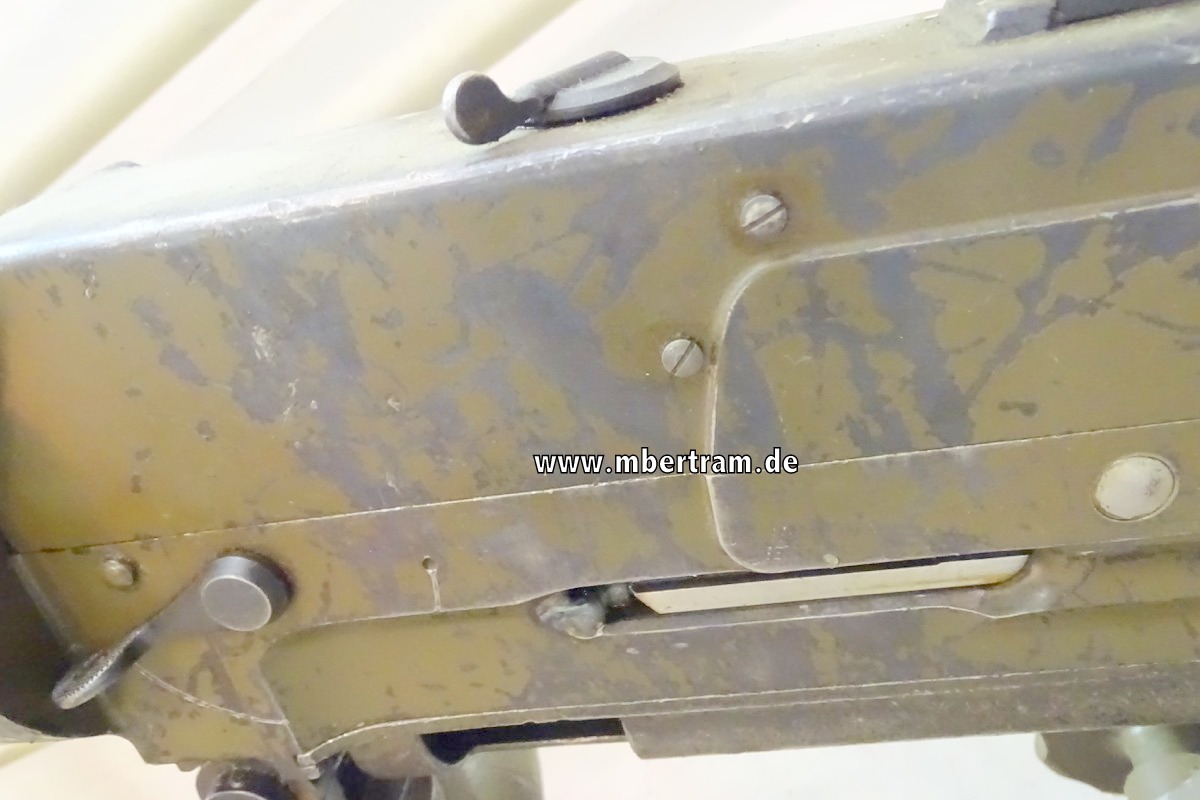 13015-31 Deko MG Schwarzlose 07/12, 1. Weltkrieg mit Lader und 2 Gurtkästen, Selten !
