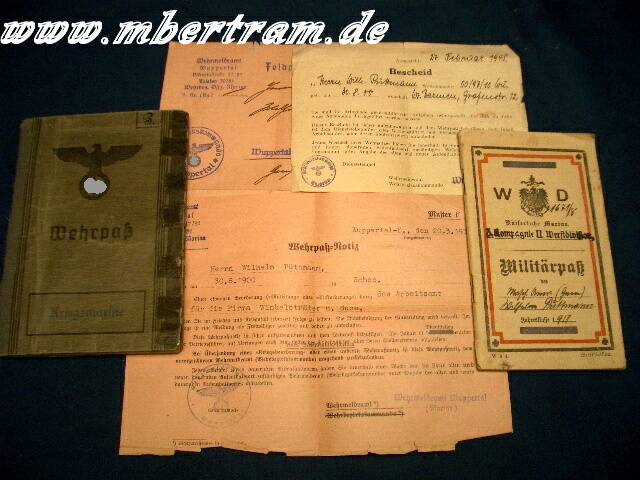 Kriegsmarine Wehrpass, E-marke. , kaiserl. Marine Mil.Pass