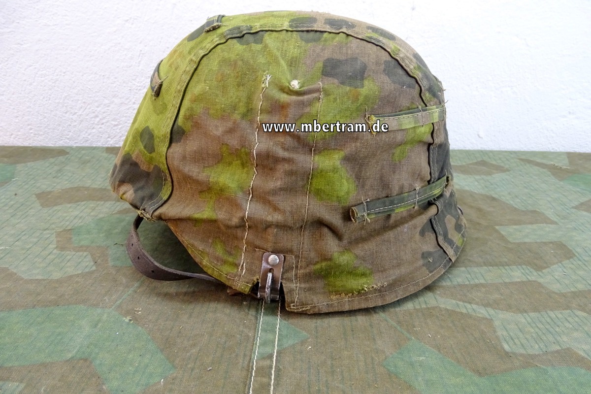 Wendbarer Waffen SS Helm Tarnüberzug Eichenlaub Muster