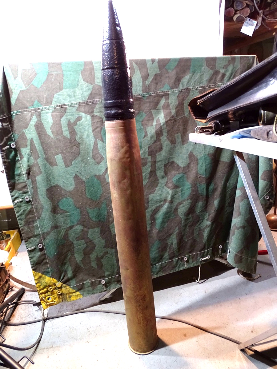 Deko-Patrone 8,8 cm Flak, Pz. mit Flak 41 Messinghülse