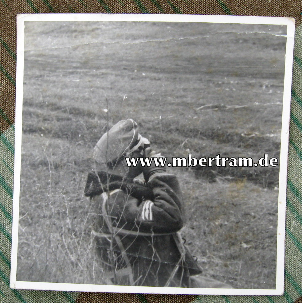 Foto LW Flieger, Schaffell Fliegerjacke mit Sonder Rangabzeichen...