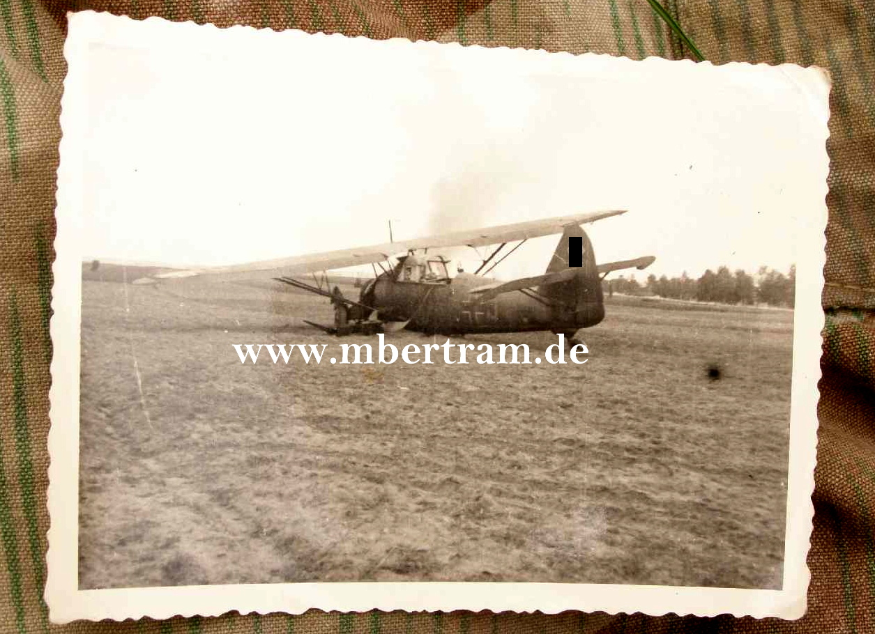 Foto - Notgelandeter Fieseler Storch